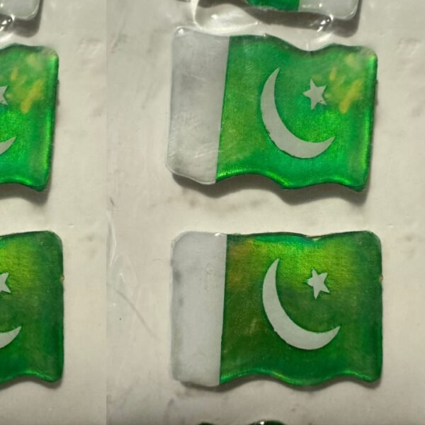 Pakistan Flag Plastic Badge