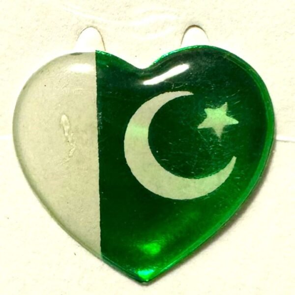 Pakistan Flag Plastic Badge