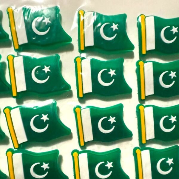 Pakistan Flag Plastic Badge