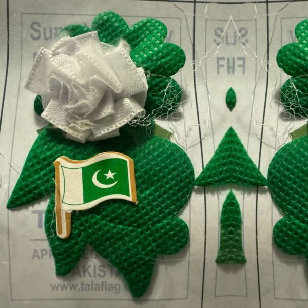 Pakistan Flag Plastic Badge - Image 2