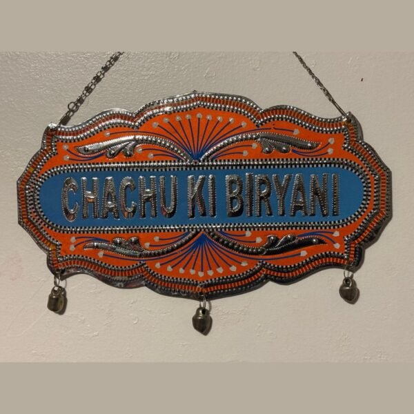 Customized hanging truck art name plates